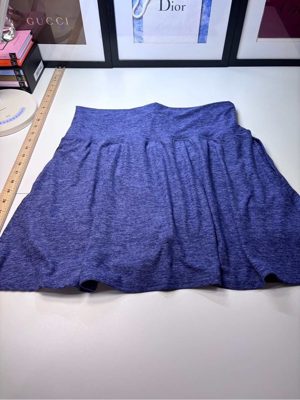 Tek Gear Violet Blue Skort High Waist Sz XL EUC Tennis Pickleball Casual